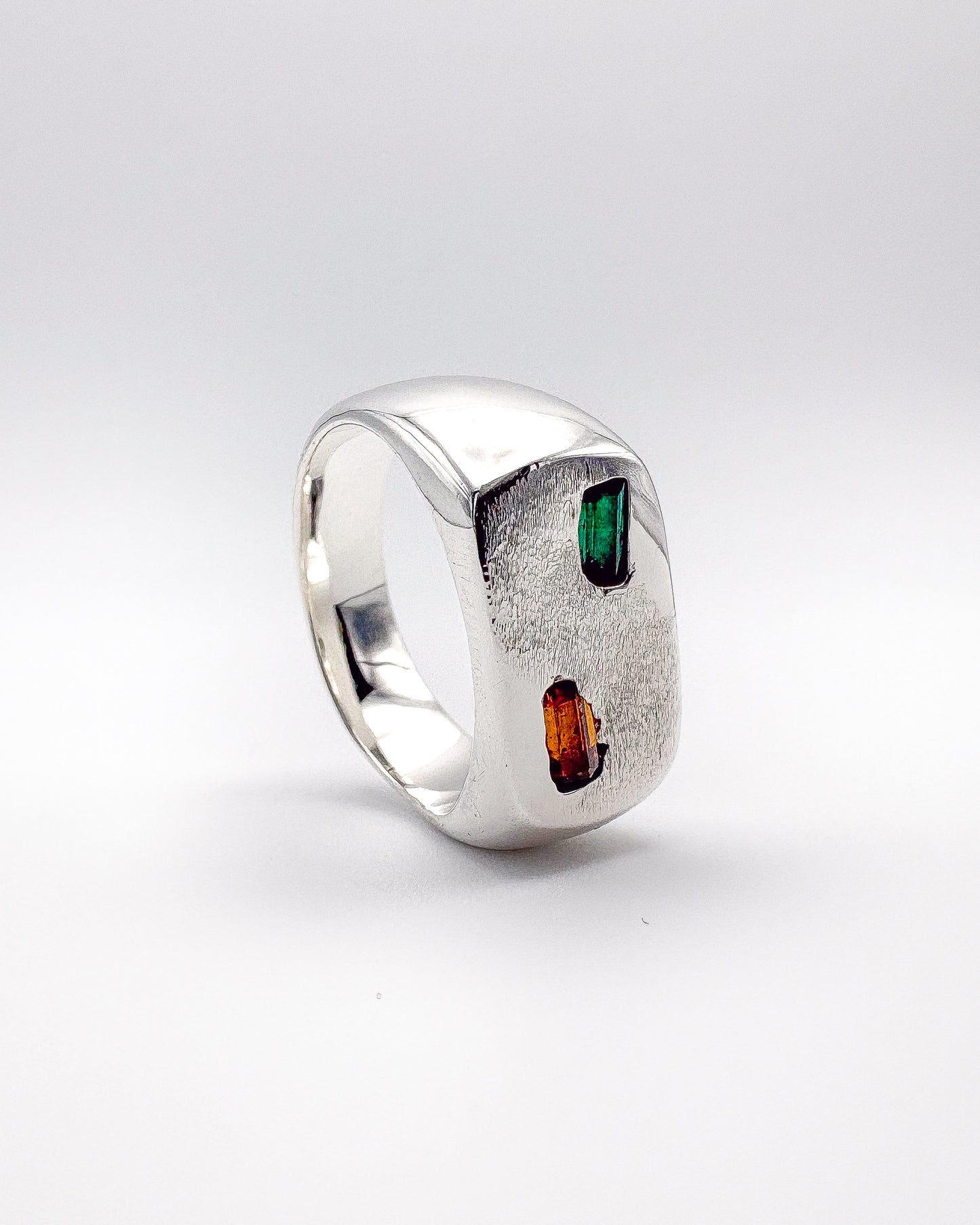 Amber & Emerald Signet