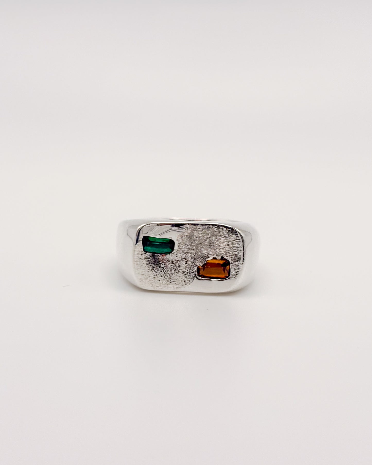 Amber & Emerald Signet