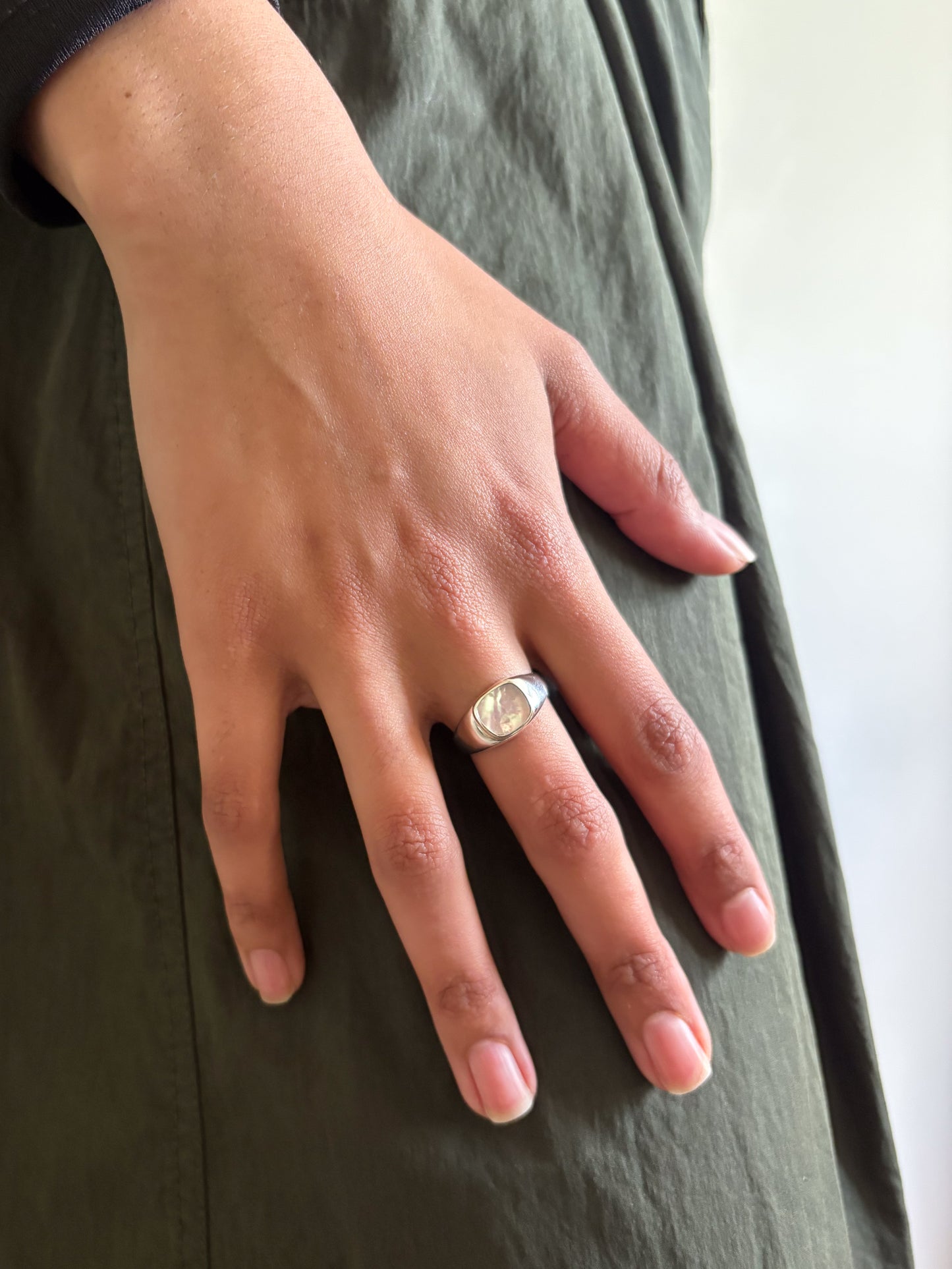 Mother of Pearl Signet
