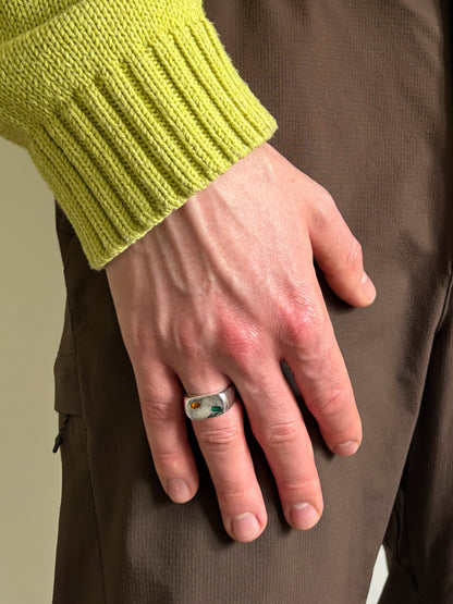 Amber & Emerald Signet